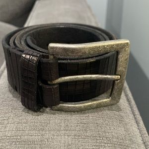 John Varvatos Leather Belt